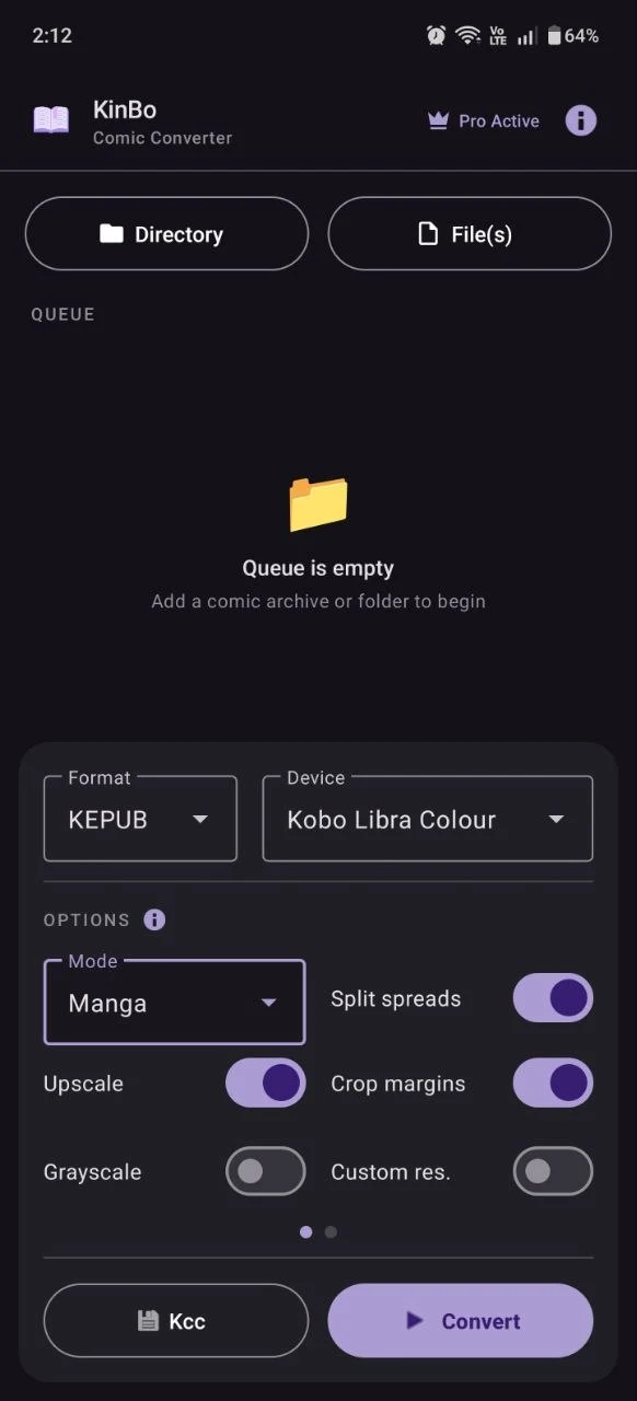 KinBo: Kindle Comic Converter screenshot