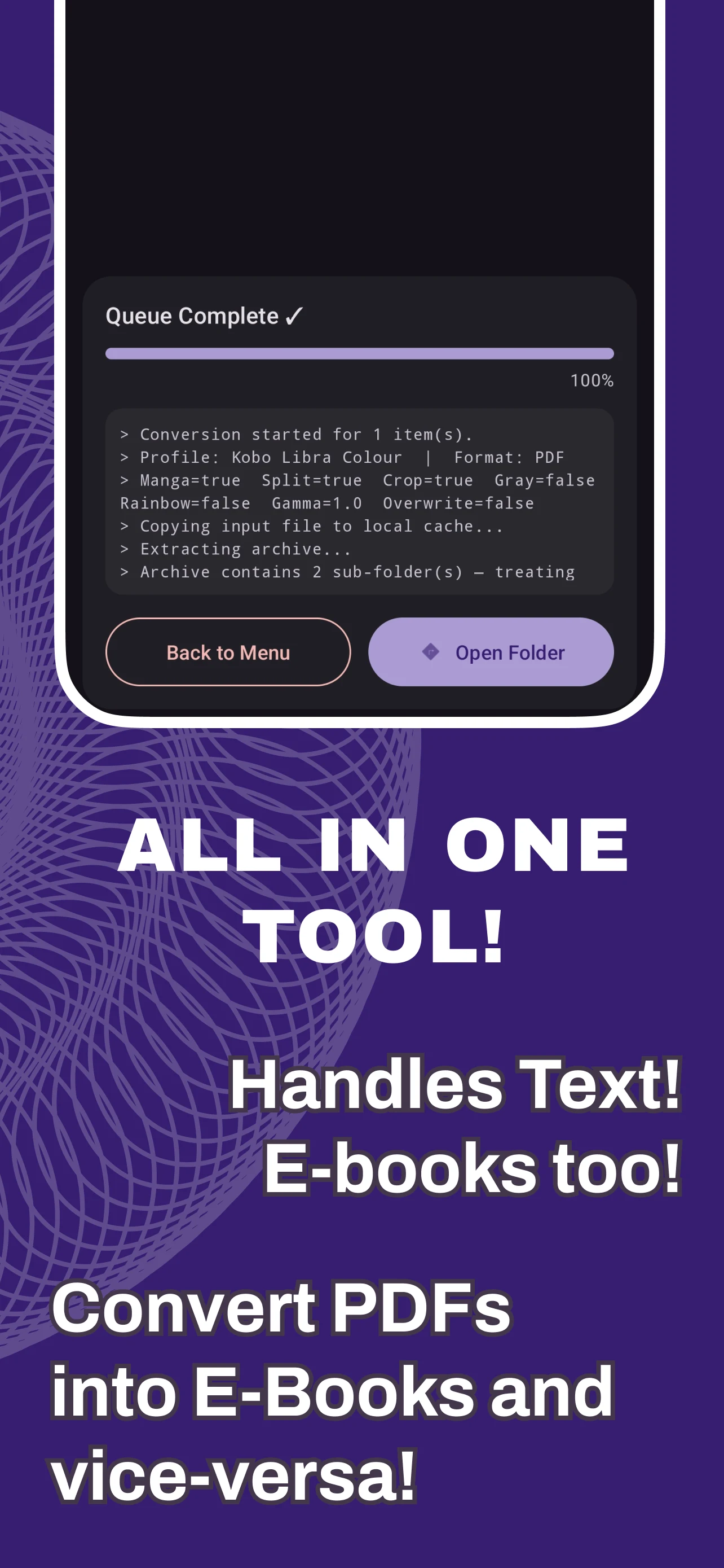 KinBo: Kindle Comic Converter screenshot